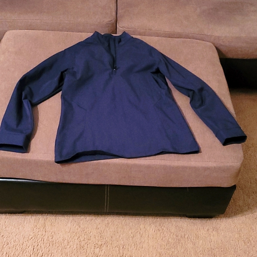 Under Armour Coldgear Navy Blue Zip Pullover